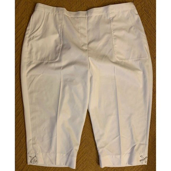 alfred dunner capris plus size